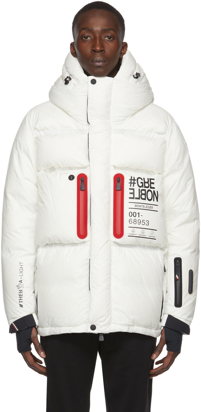 

Белый пуховик Monteleger Moncler Grenoble