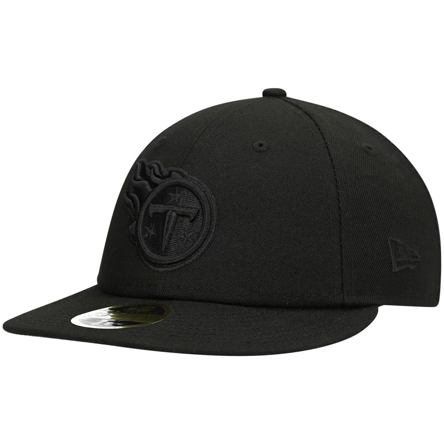 

Мужская шляпа New Era Black Tennessee Titans Black on Black Low Profile 59FIFTY II