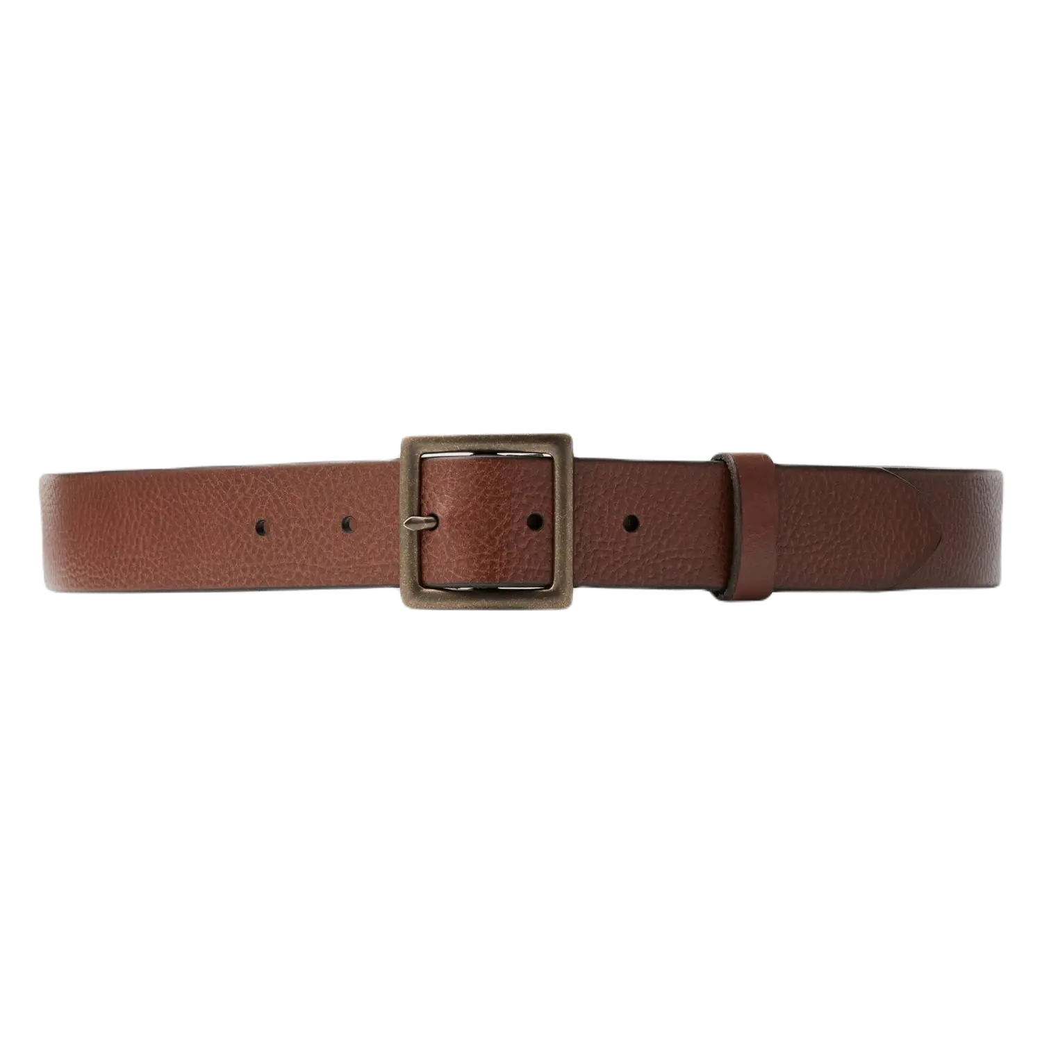 

Ремень Uniqlo Italian Leather Vintage Style, коричневый