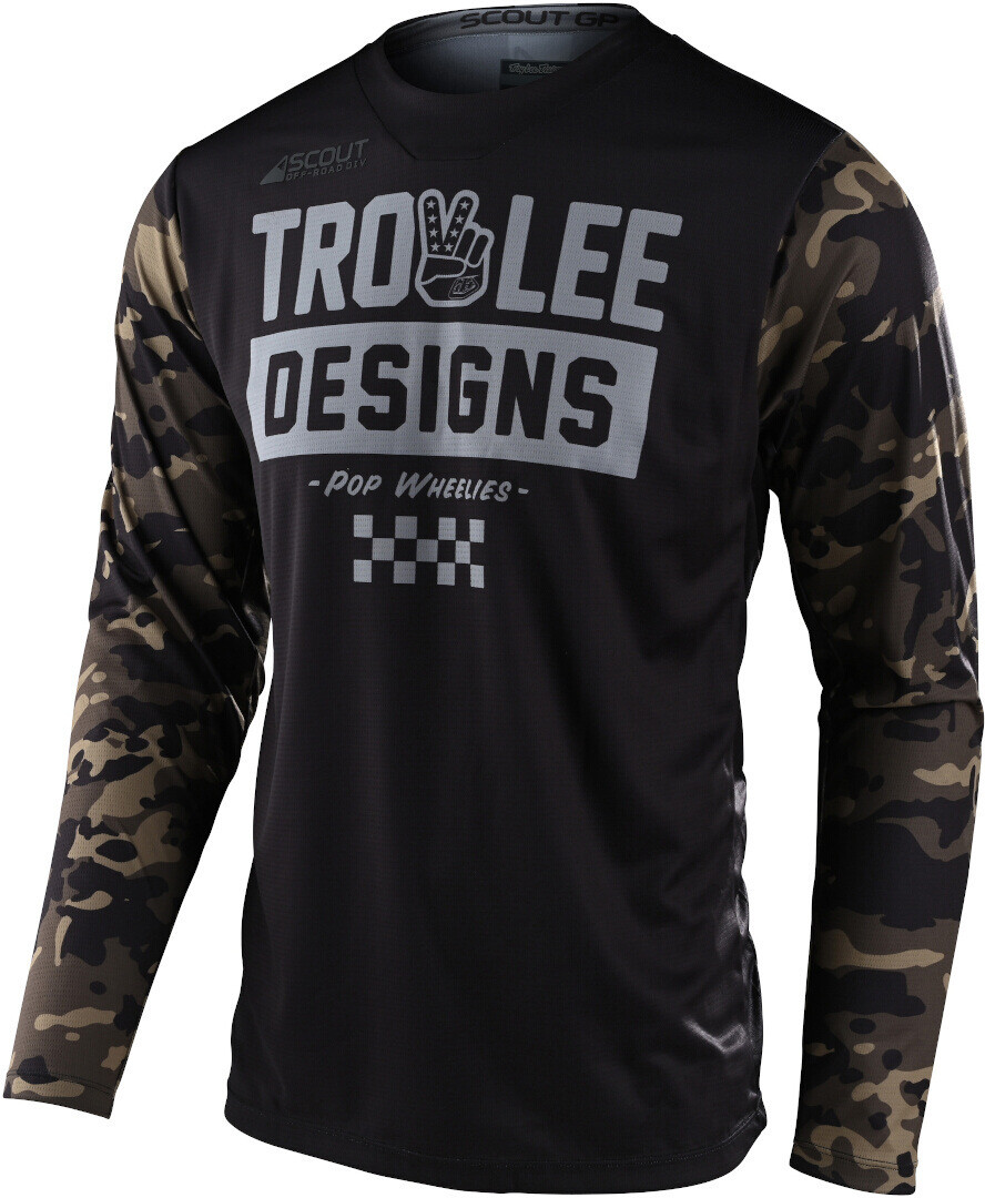 

Джерси Troy Lee Designs Scout GP Peace & Wheelies Camo Мотокросс