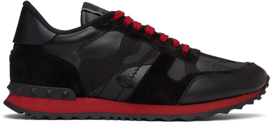 

Черные кроссовки Rockrunner Valentino Garavani