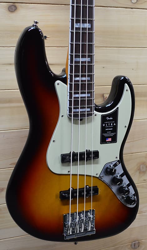 Новый Fender American Ultra Jazz Bass Накладка на гриф из палисандра Ultraburst с футляром