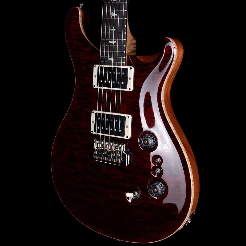 

PRS Wood Library Custom 24-08 Quilt 10 Top Flame Neck Ebony Board Red Tiger
