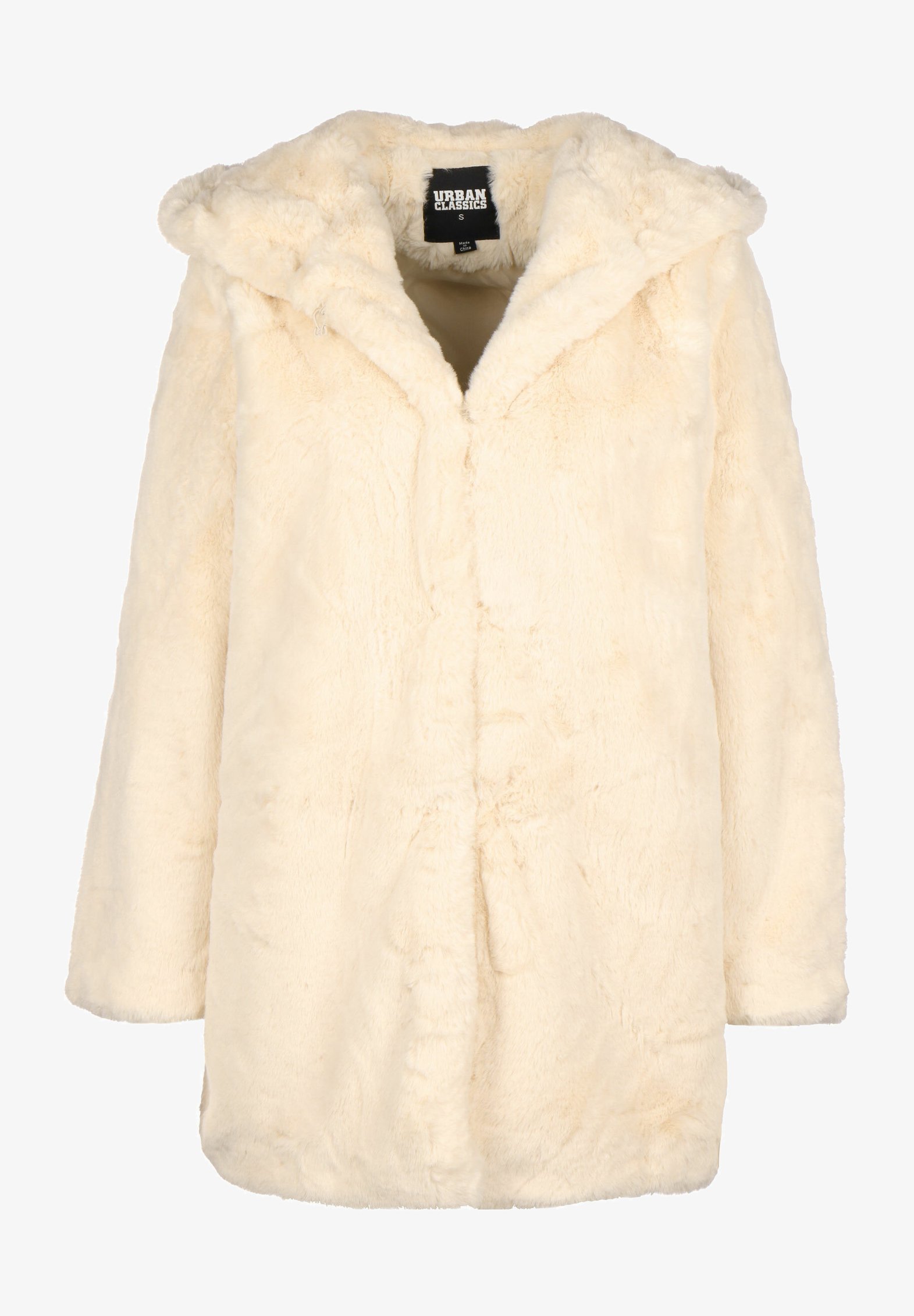 цена Пальто зимнее Urban Classics с капюшоном, белый