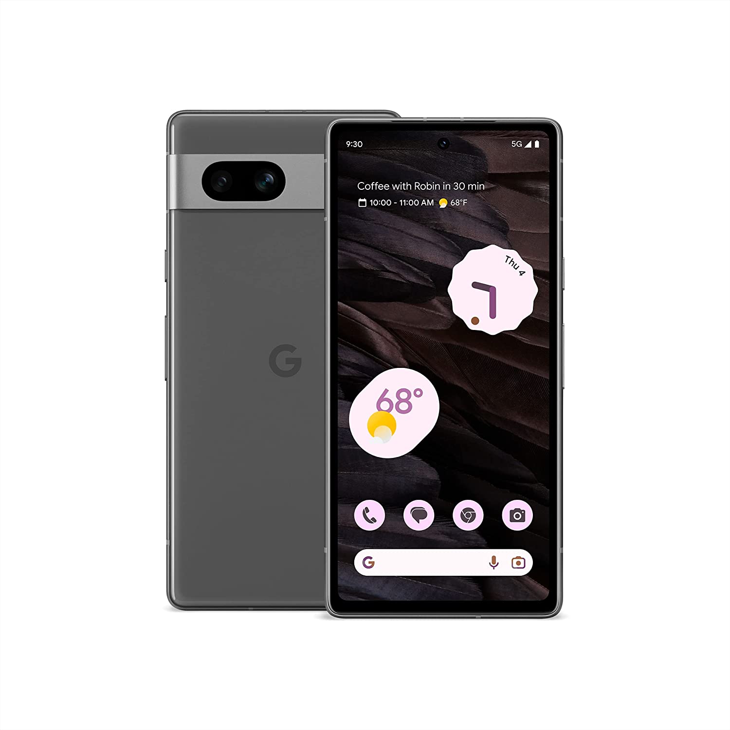 Смартфон Google Pixel 7a, 8Гб/128Гб, Nano-SIM + E-Sim, серый дисплей для google pixel 3a в сборе с тачскрином черный