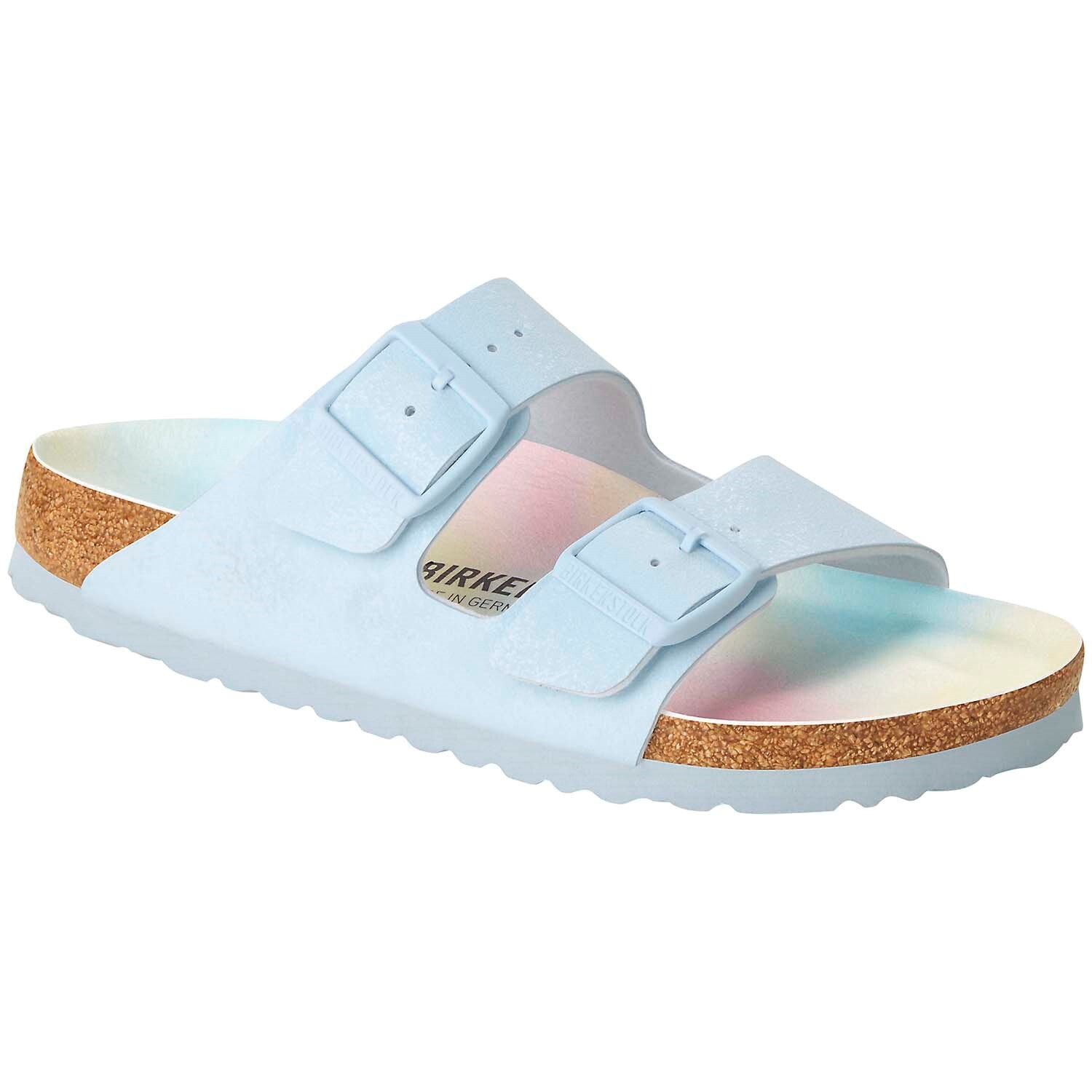 

Сандалии Birkenstock Arizona Birkibuc Vegan, голубой