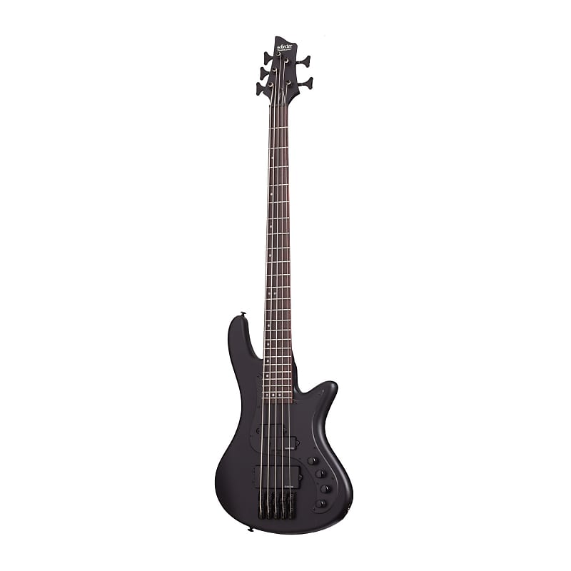 цена Бас-гитара Schecter Stiletto Stealth-5 (Satin Black) Schecter Stiletto Stealth-5 Bass Guitar (Satin Black)