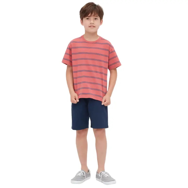 

Шорты Uniqlo Kids Cotton Twill Easy, темно-синий