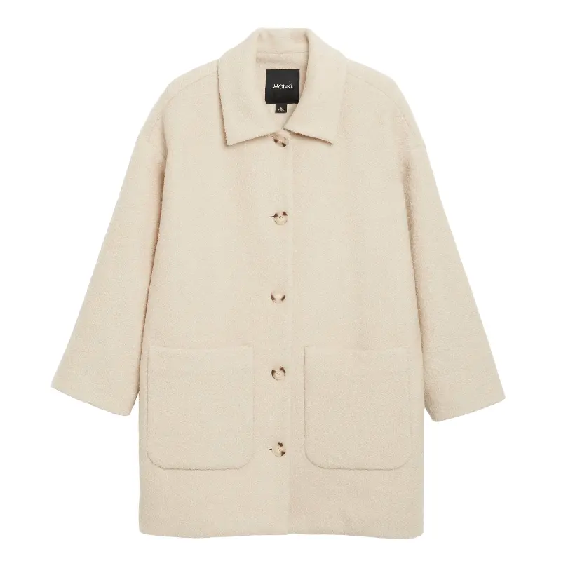 

Пальто H&M x Monki, кремовый, Бежевый