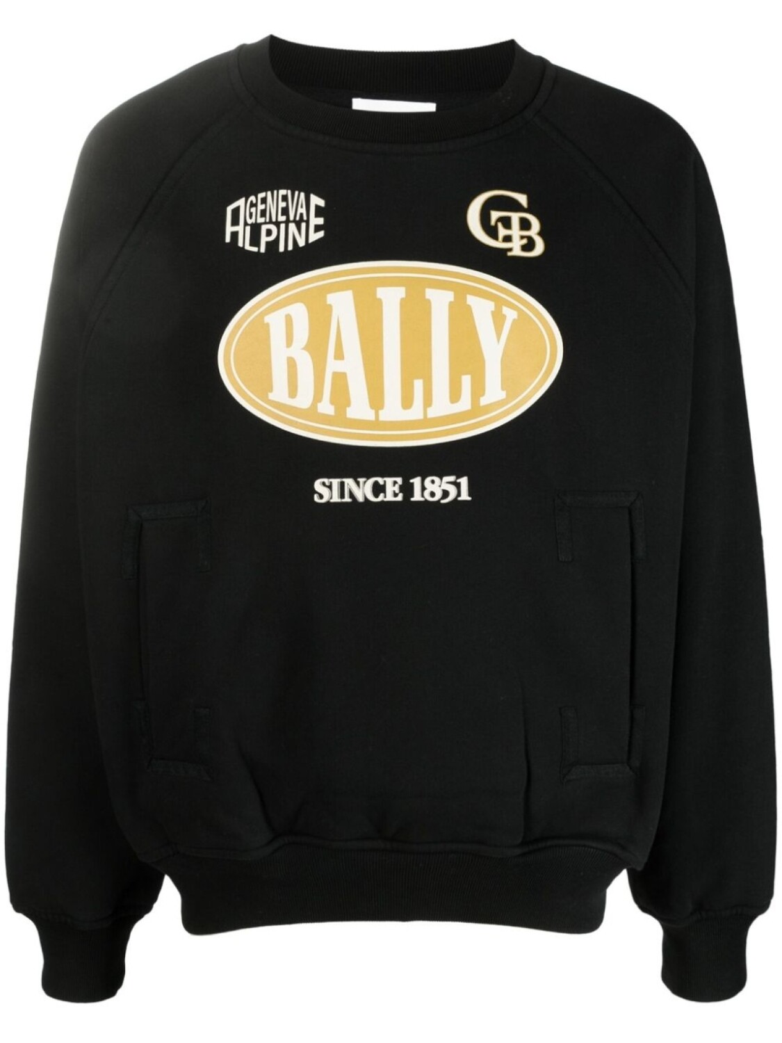 

Bally толстовка с логотипом, черный