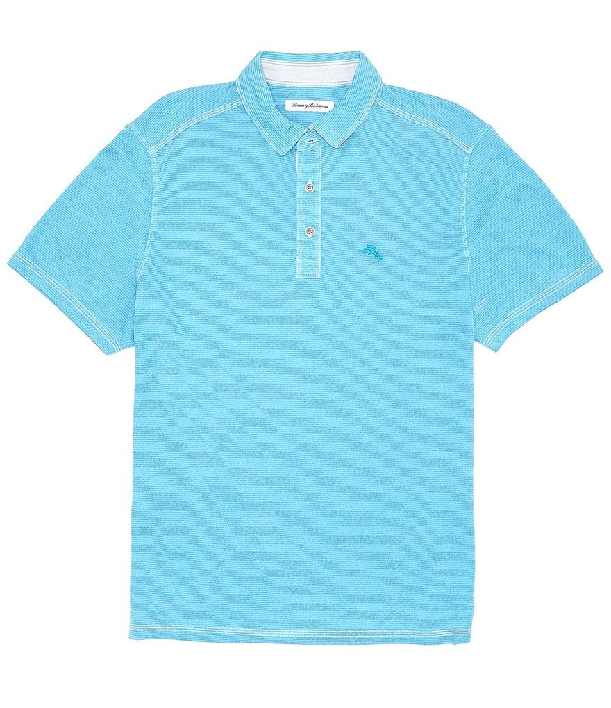 Рубашка поло с короткими рукавами Tommy Bahama Paradise Cove, синий рубашка поло pina grande tommy bahama синий