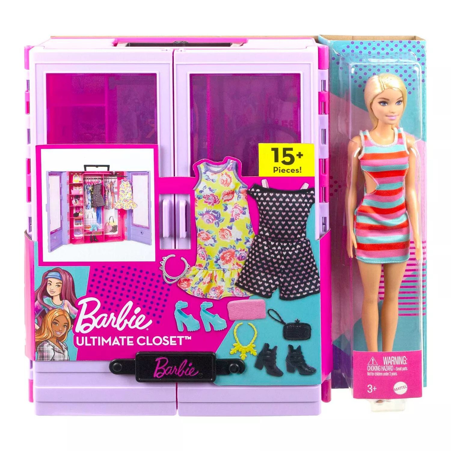 

Кукла и аксессуары для гардероба Barbie Fashionistas Ultimate Barbie