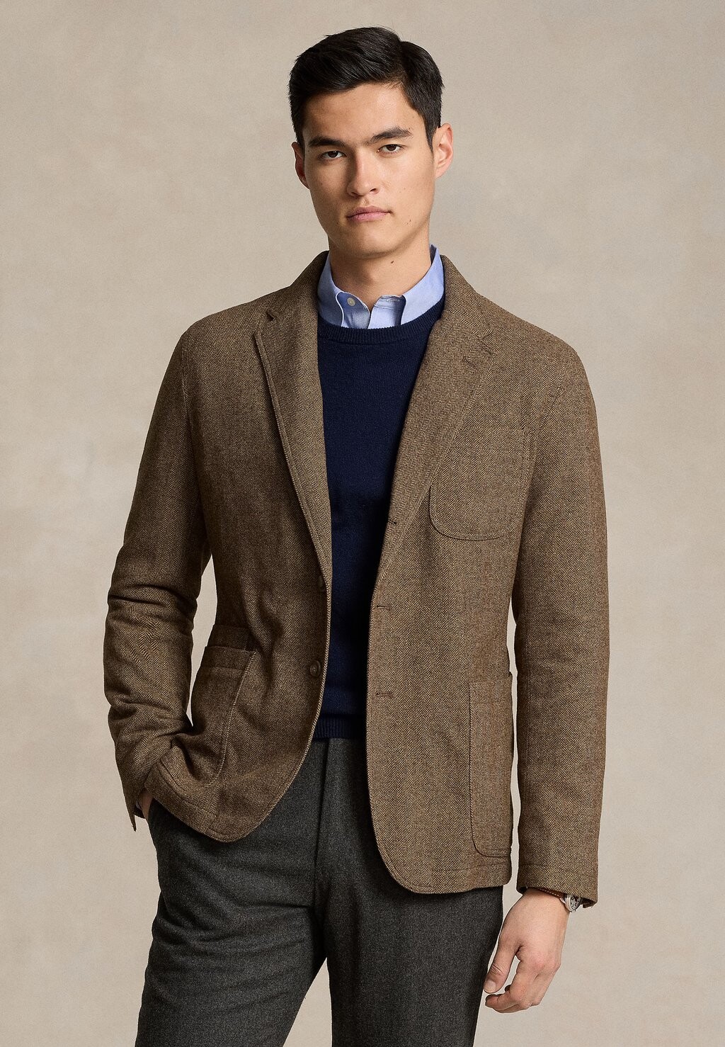 

Куртка SINGLE BREASTED SPORTCOAT Polo Ralph Lauren, цвет brown/tan