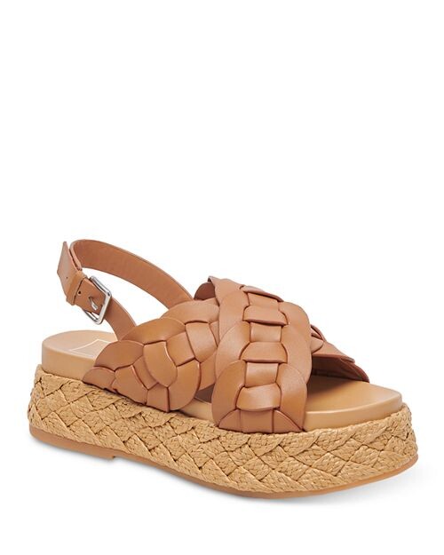 

Женские эспадрильи на платформе с перекрещенными ремешками Winder Dolce Vita, цвет Tan/Beige