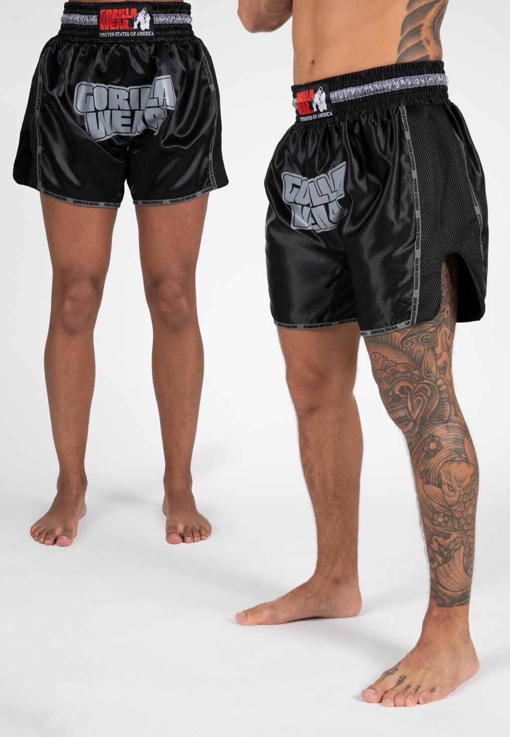 Шорты Piru Muay Thai Gorilla Wear, черный цена и фото