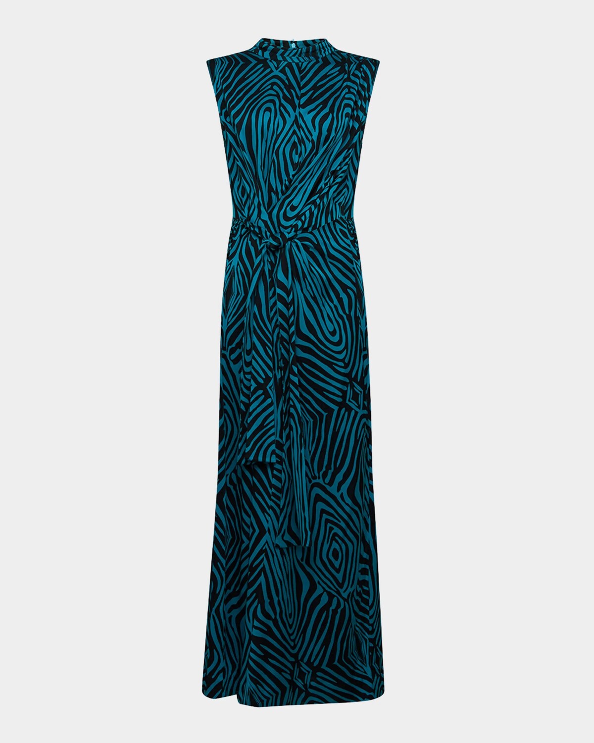 

Платье миди Geri в абстрактную полоску с завязкой на талии Diane Von Furstenberg, цвет Zebra