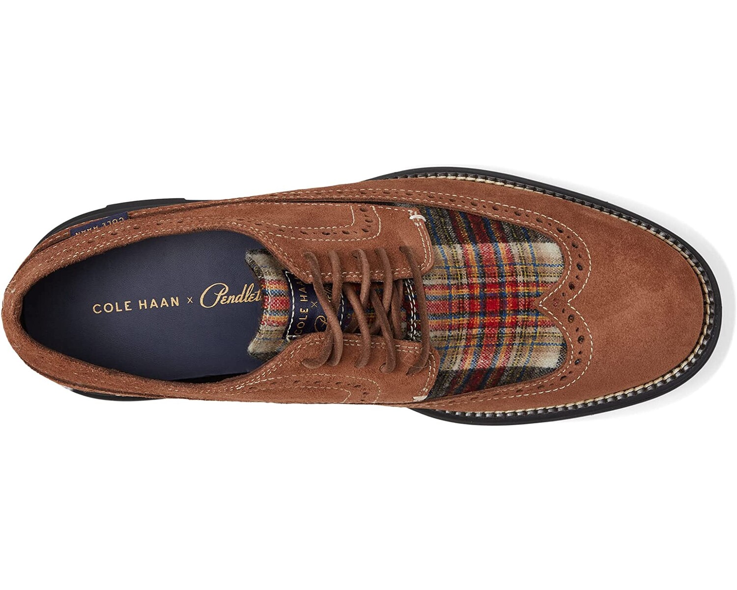 

Оксфорды Cole Haan X Pendleton Originalgrand Longwing Cole Haan, пиломатериал