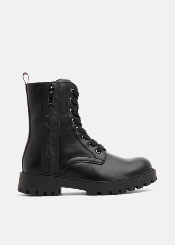 

Ботинки TOMMY HILFIGER Lace-up booties, черный