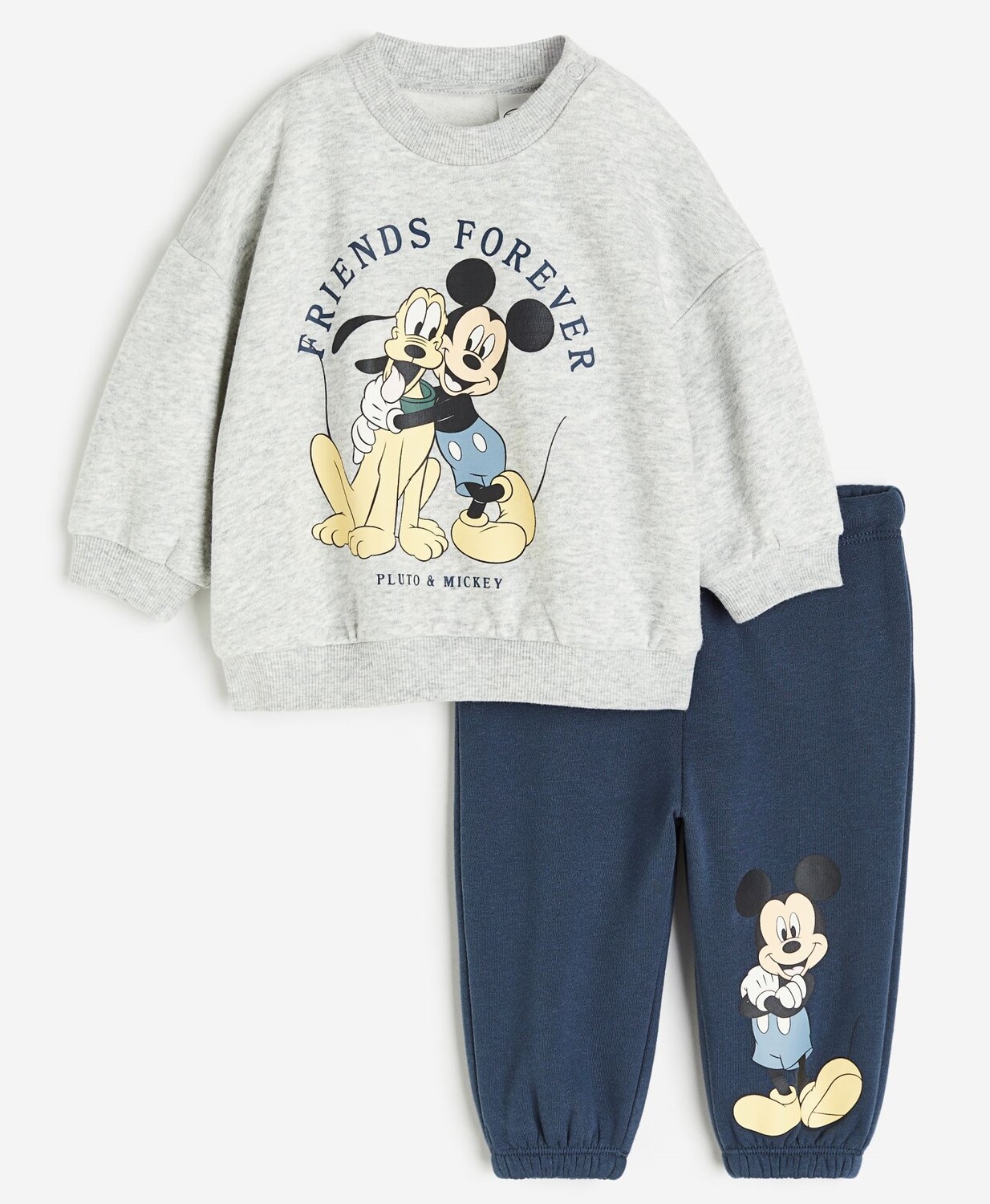 

Спортивный костюм H&M Mickey Mouse 2-piece, серый, синий