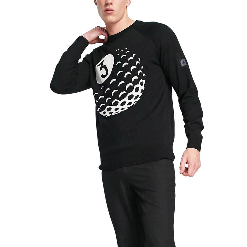 

Спортивный джемпер Adidas Golf Adicross Ball Logo, черный