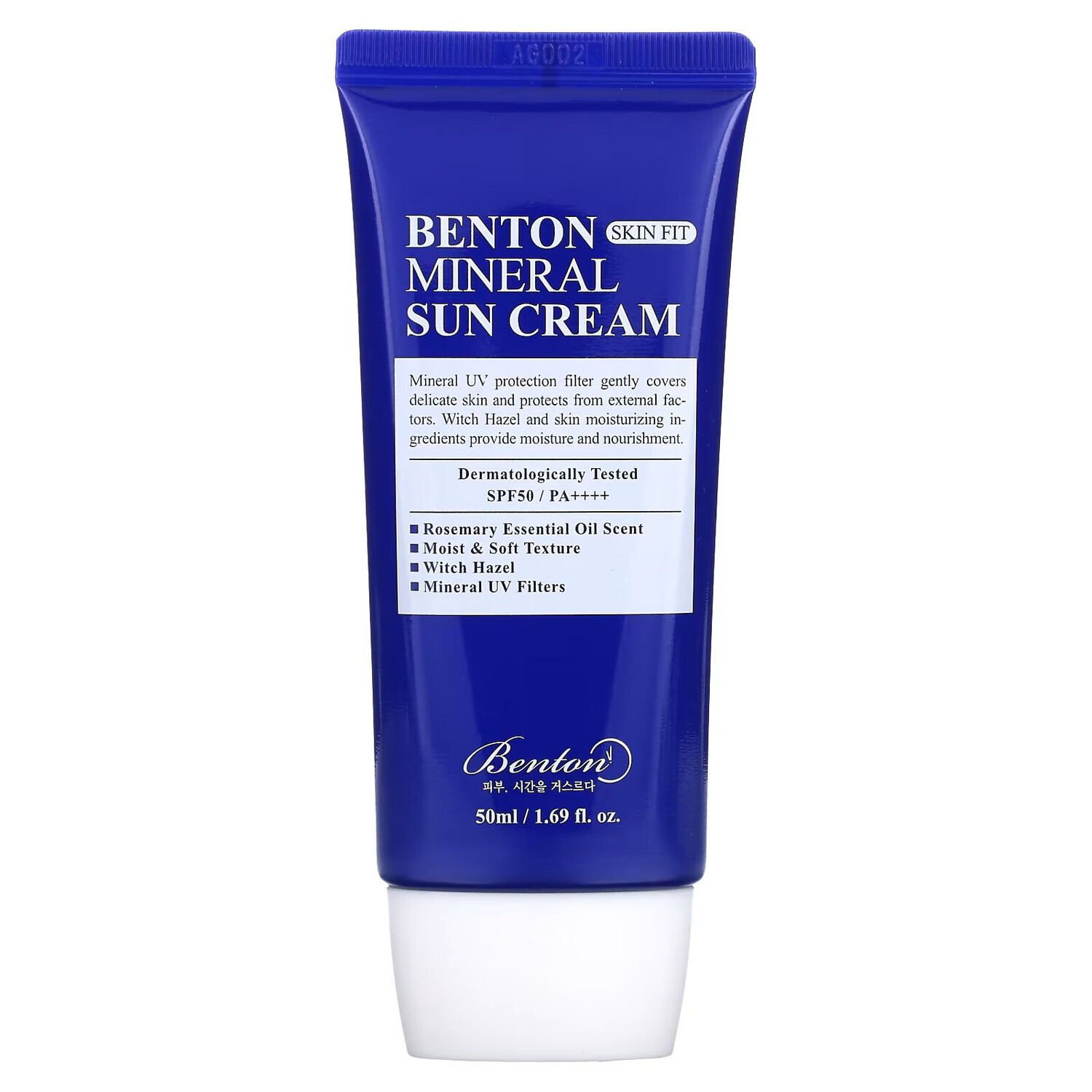 

Benton, Минеральный солнцезащитный крем Skin Fit, SPF 50 / PA ++++, 50 мл (1,69 жидк. Унции)