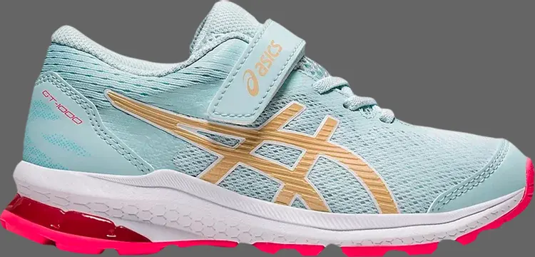 

Кроссовки gt 1000 10 ps 'aqua angel champagne' Asics, синий