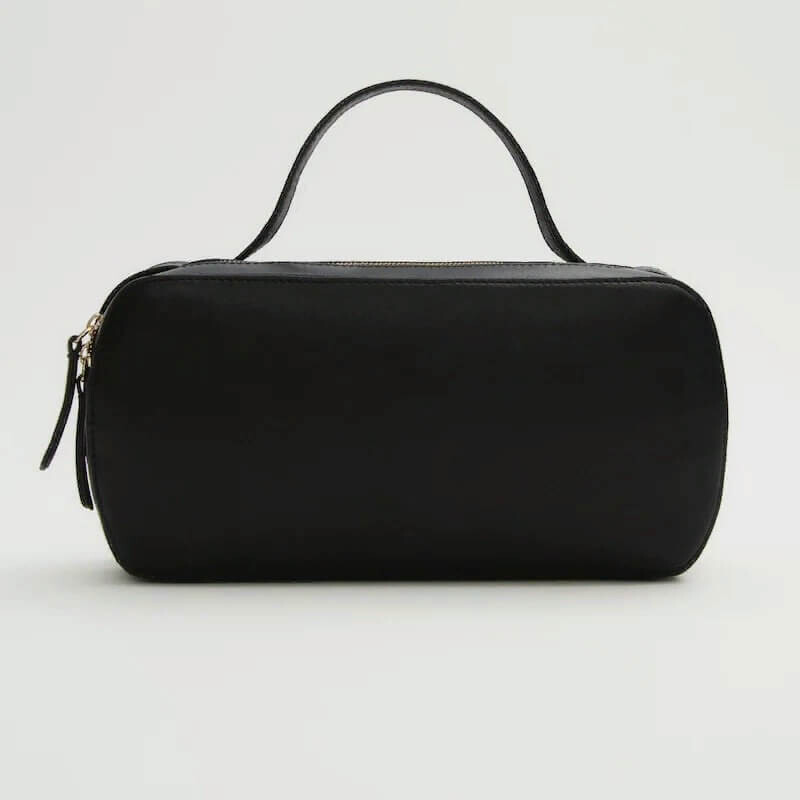 

Сумка Massimo Dutti Rectangular Nappa Leather Camera, черный