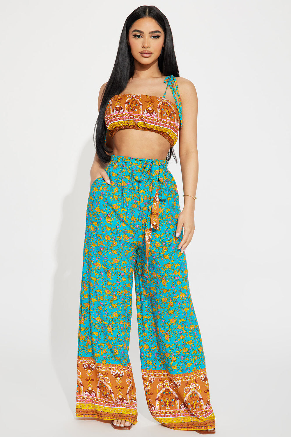

Брюки Fashion Nova HF23A124SET, кэмел
