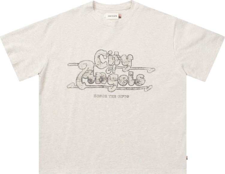 

Футболка Honor The Gift Angelino Short-Sleeve Tee 'Ash Heather', серый