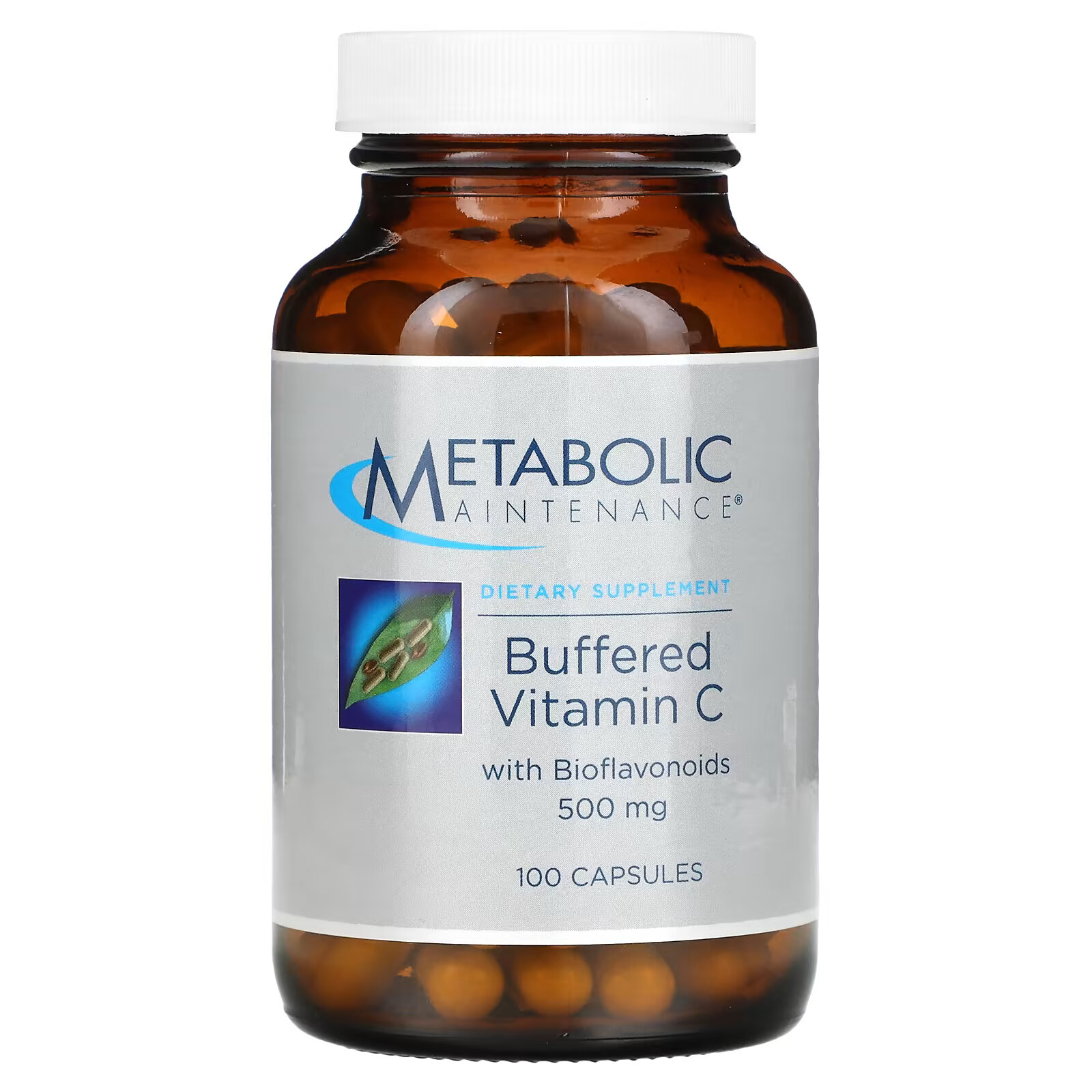 Metabolic Maintenance, Буферный витамин С с биофлавоноидами, 500 мг, 100 капсул витамин с swanson буферизованный с биофлавоноидами 100 капсул