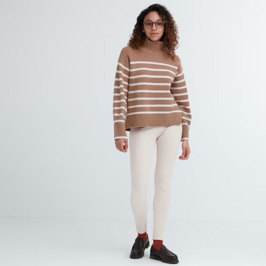 

Леггинсы Uniqlo Ultra Stretch Heattech, молочно-белый