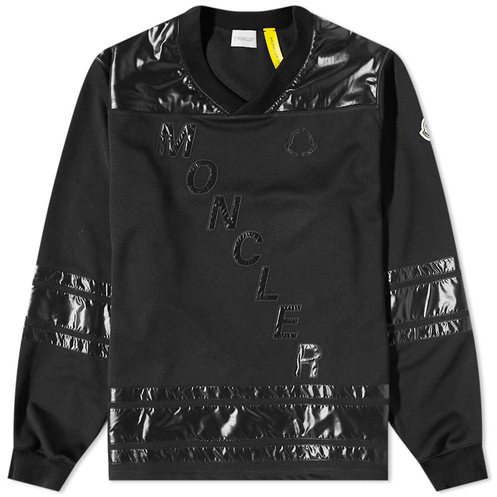 

Футболка Moncler Genius x Fragment Long Sleeve Hockey Tee, Серый