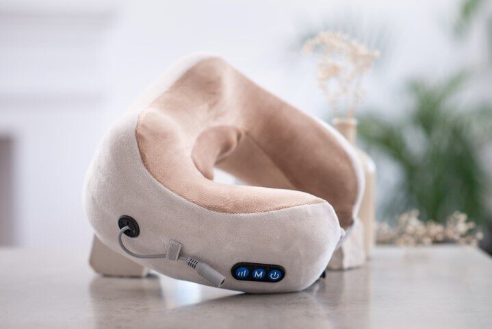 

Garett Beauty Relax подушка для массажа шеи коричневая, 1 упаковка