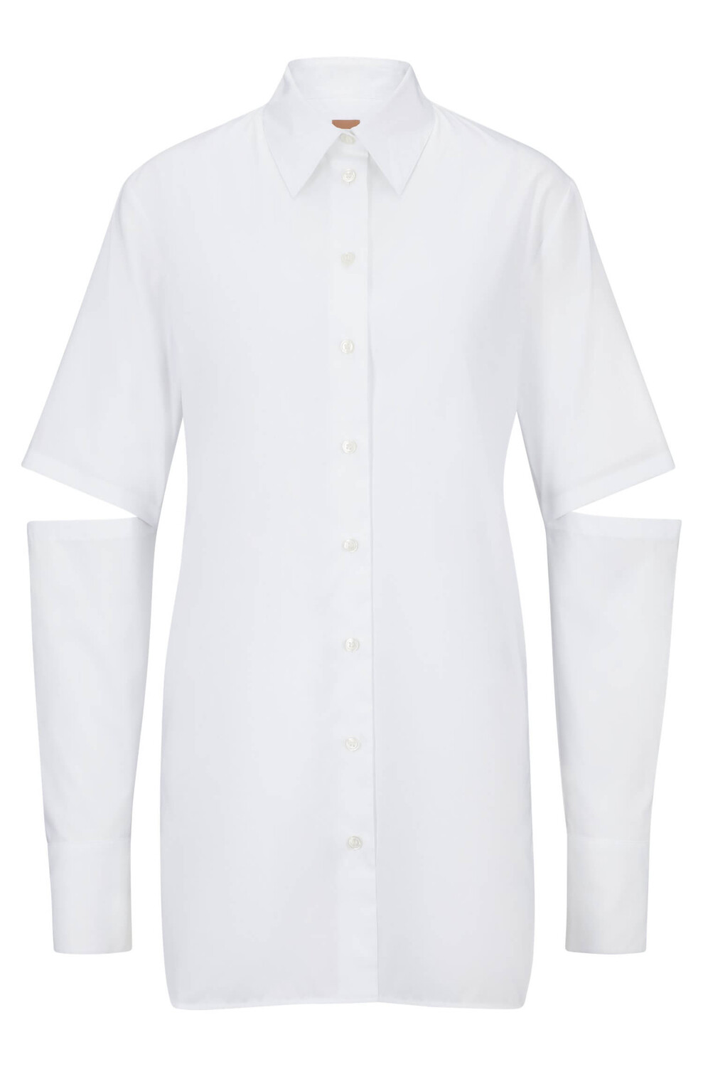 

Рубашка Boss Longline Relaxed-fit Cotton, белый