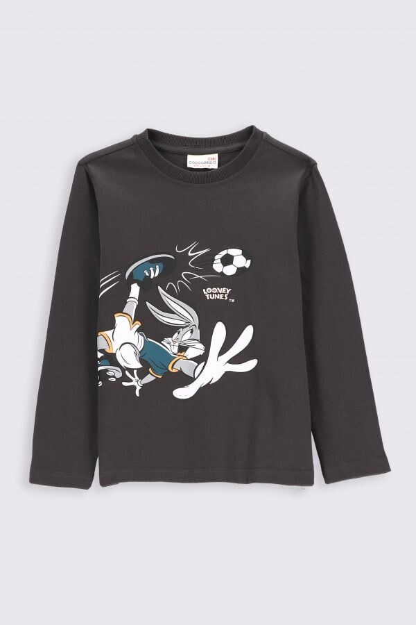 

Футболка с длинными рукавами Coccodrillo Looney Tunes, графит