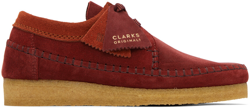 

Бордовые оксфорды Weaver Clarks Originals