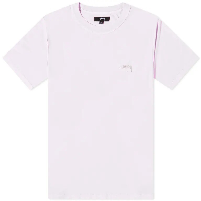 

Футболка Stussy Pigment Dyed Inside Out, светло-розовый