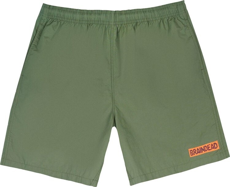 

Шорты Brain Dead Kickers Short 'Olive', зеленый