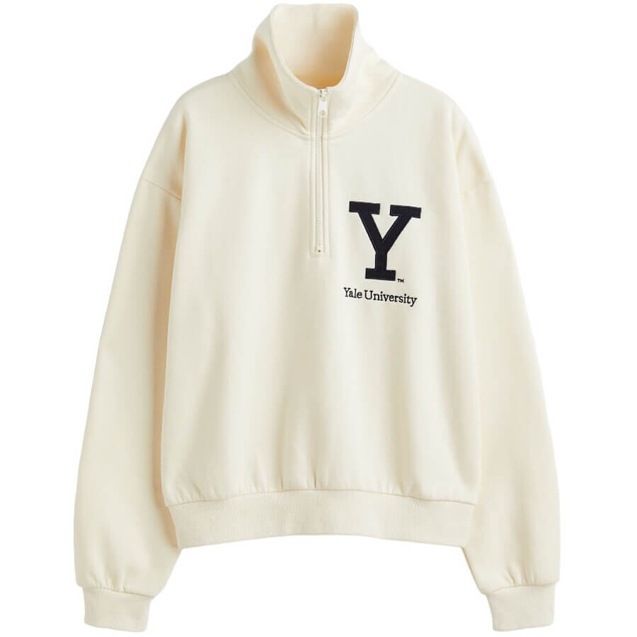 

Свитшот H&M Yale University, кремовый