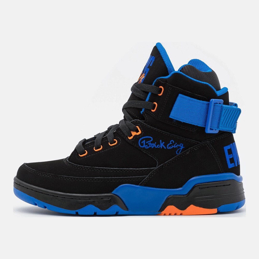 

Кроссовки Ewing 33, black/orange/ blue