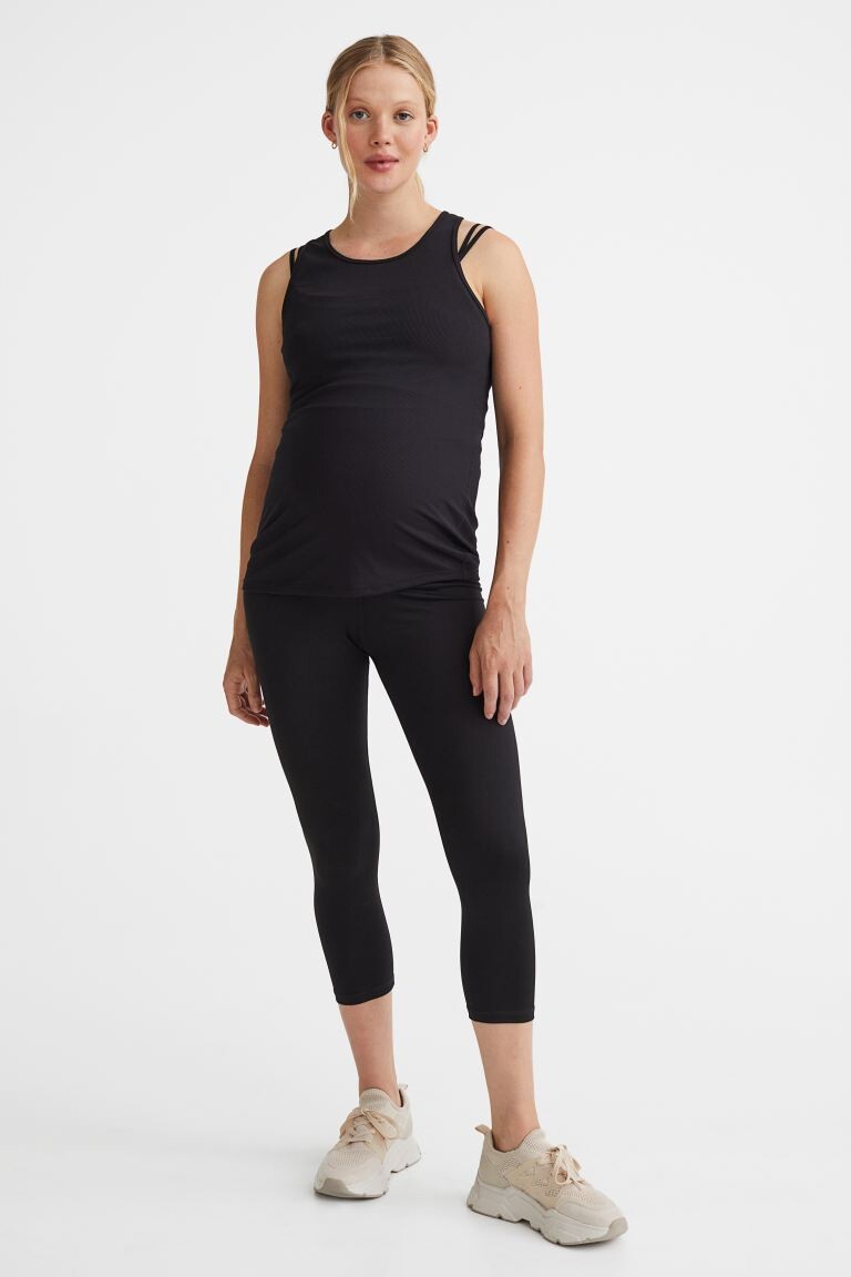 

MAMA Леггинсы до и после тренировок H&M, черный