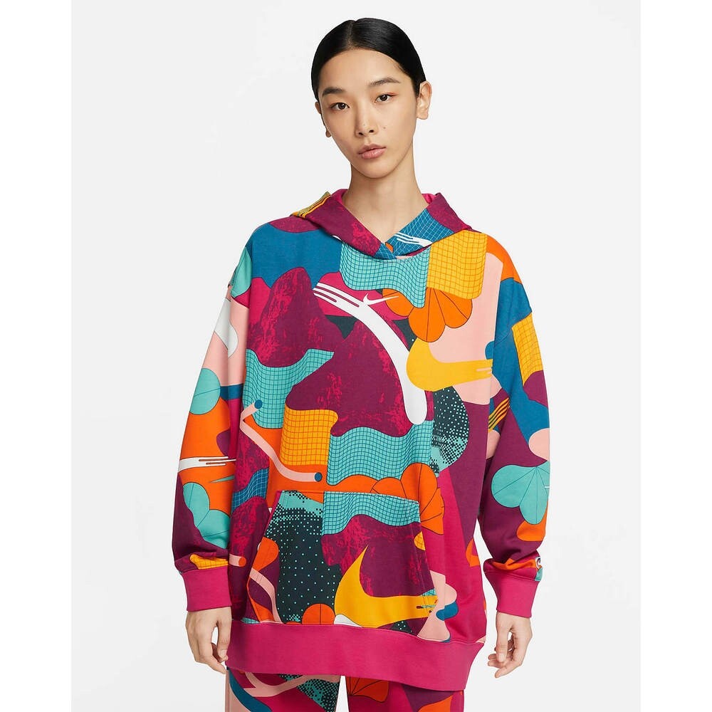 

Худи Nike AS W NSW Fleece, мультиколор, Коричневый