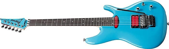Электрогитара Ibanez Joe Satriani Signature JS2410 с футляром - небесно-голубой JSSYB Joe Satriani Signature str Electric Guitar wCase Sky Blue