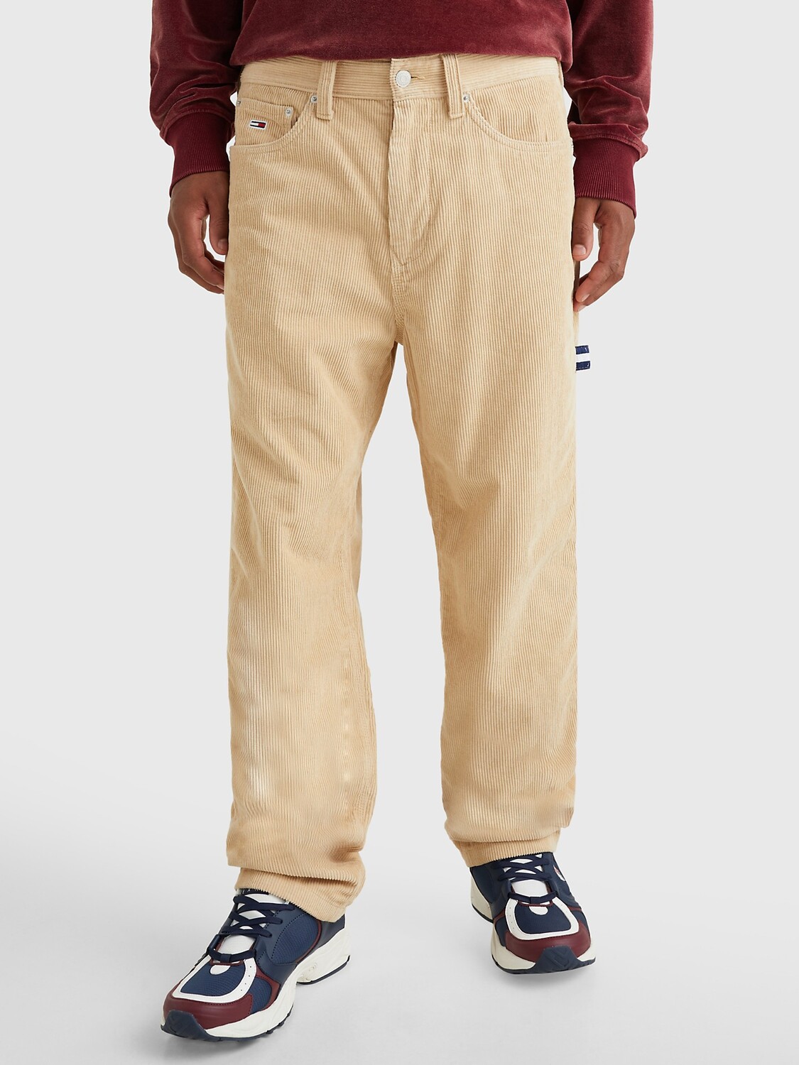 

Брюки carpenter skater из вельвета Tommy Hilfiger, траншея