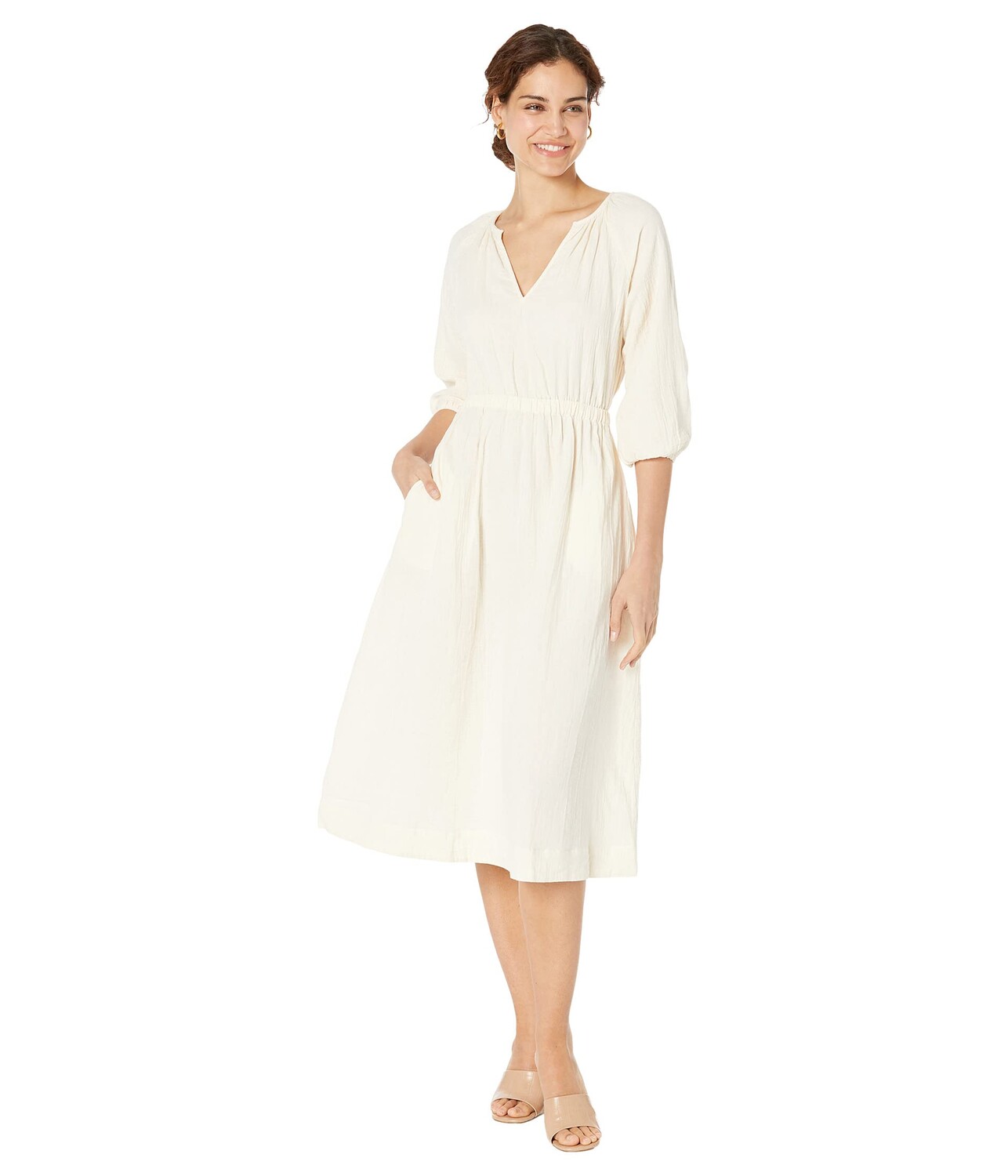 

Платье MONROW, Gauze Long Sleeve Open Back Dress