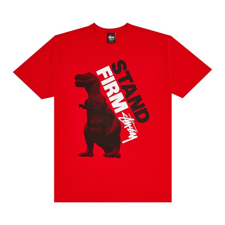 

Футболка Stussy Dino Stand First 'Red', красный