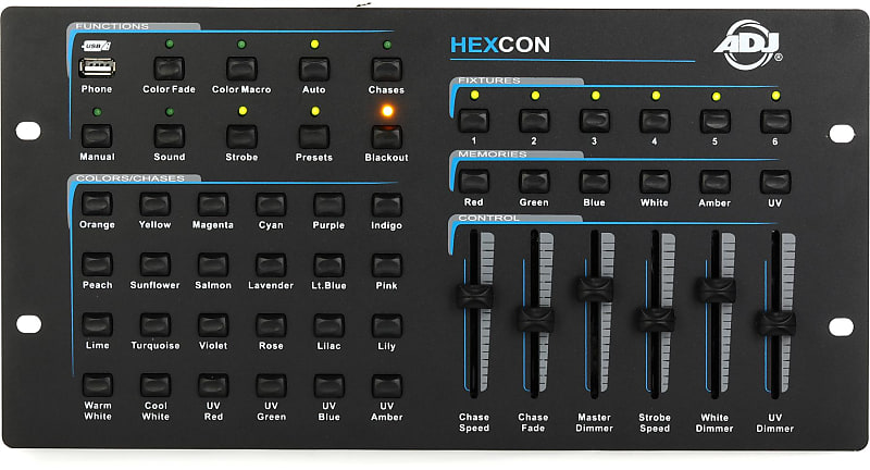 цена Контроллер освещения ADJ Hexcon для серии HEX American DJ HEX001