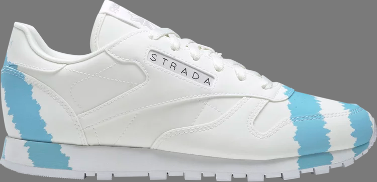 Кроссовки collina strada x wmns classic leather 'call mom' Reebok, белый - фото