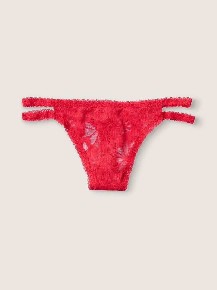 

Трусы Pink Lace Strappy, красный