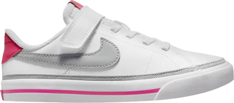 Кроссовки Nike Court Legacy PS 'White Pink Prime Light Smoke Grey', белый